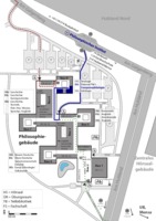 Plan des Institutsgebäudes