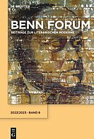 Coverbild des Benn Forums 8 (2022/2023)
