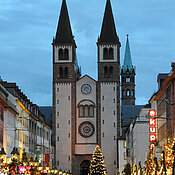 Der Würzburger Dom zur Weihnachtszeit. (Foto: Gunnar Bartsch)