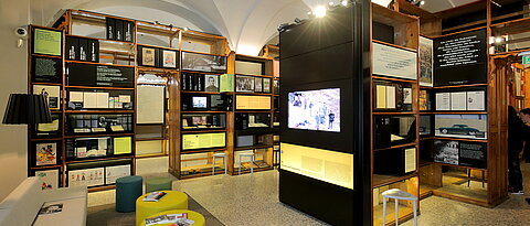 Schauraum im Literaturmuseum Wien